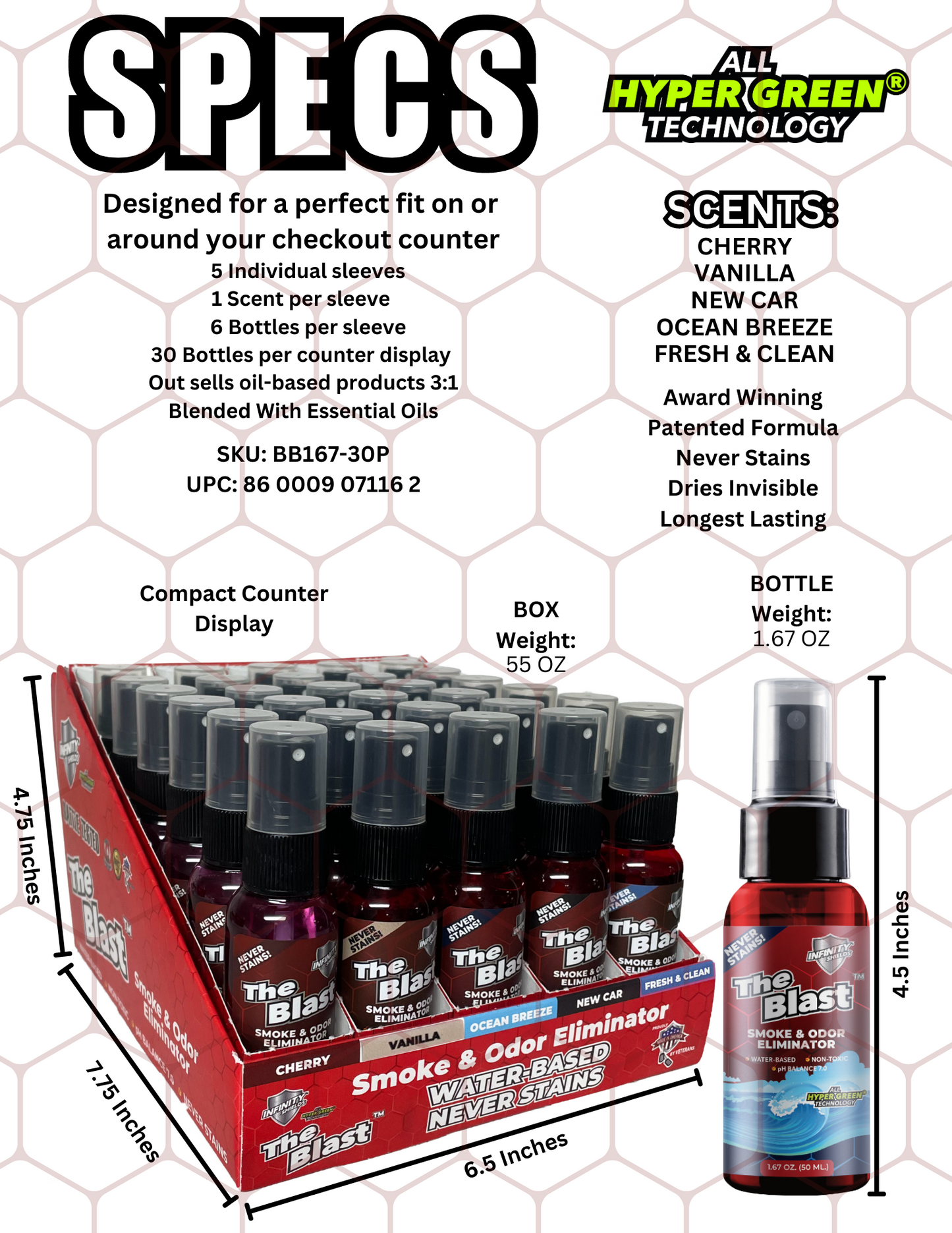 Infinity Shields Protects™ Pest Olfactory Deterrent & Odor Eliminator - 32 oz (Peppermint)