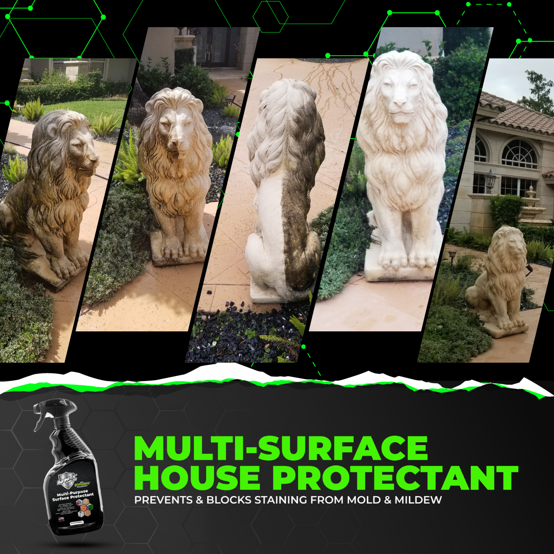 Infinity Shields® Multi-Surface House Protectant - Prevents & Blocks Staining From Mold & Mildew Longest-Lasting 1 gallon