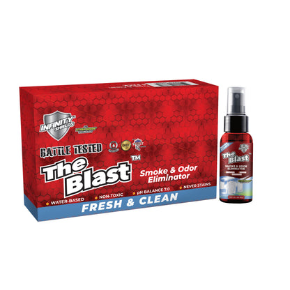 The Blast Counter Display Pack 5 Sleeves 6 Mini Mist Bottles Per Sleeve | 30 Bottles  | Scented
