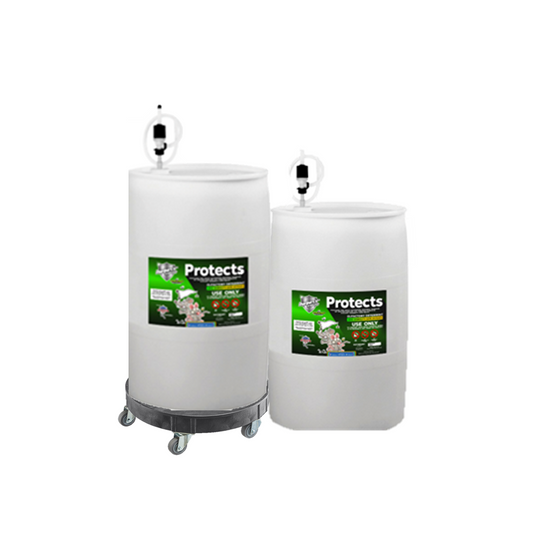 Infinity Shields Protects | Rodent Deterrent Spray | Hyper Green | Longest-Lasting (2) 55 Gallon Drum SPECIAL RTU | Peppermint