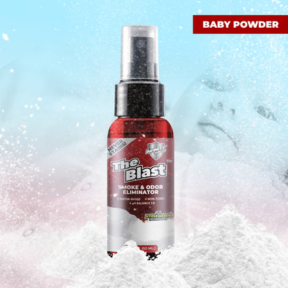 The Blast Smoke & Odor Eliminator | 6 Pack Sleeve | 1.67oz Mini Mist Bottles | Assorted Scents