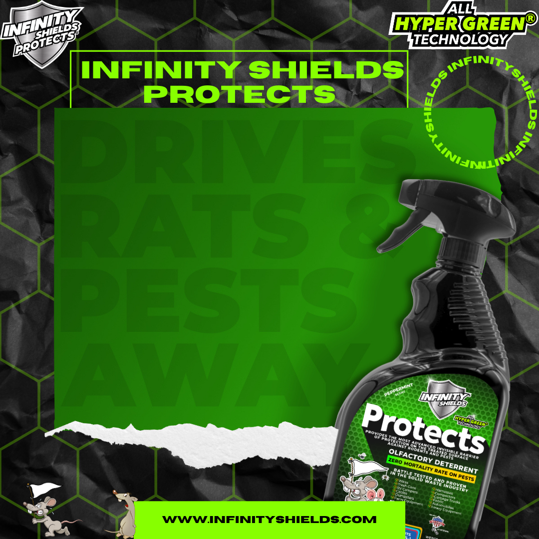 Infinity Shields Protects™ Pest Olfactory Deterrent & Odor Eliminator - 1 gallon (Peppermint)